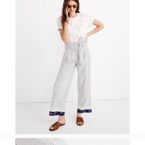 Madewell Denim project paperbag jeans size0 EUC